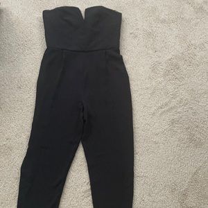 Black Pants jumpsuit - Worn once!!!